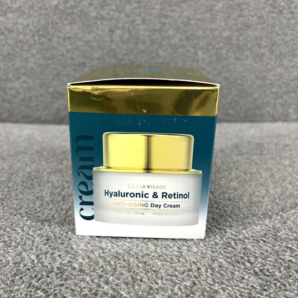 Clear Visage Hyaluronic & Retinil Anti-Aging Day Cream 1.69 fl oz New in Box - Picture 7 of 11